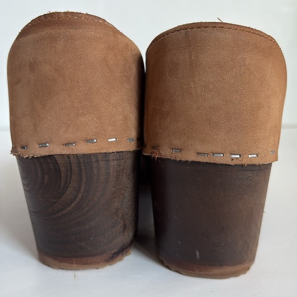Sandgrens Sweden Brett low closed-back clogs tan leather - Picture 3 of 16